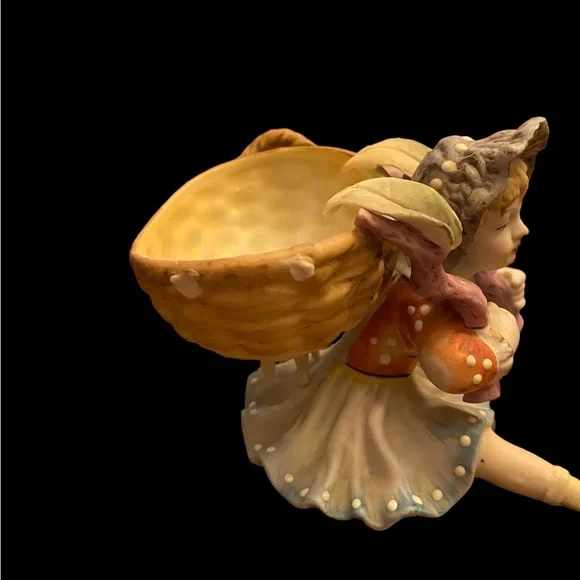 Vintage ceramic figurine planter / trinket holder hand painted in Japan UCAGCO - Picture 7 of 7